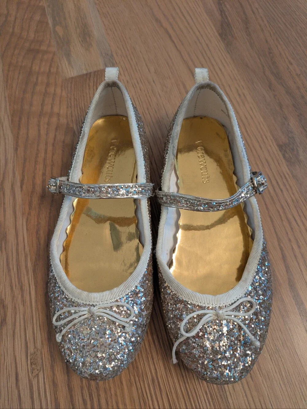 Crewcuts Sparkle Mary Jane Flats - Girls Size 1